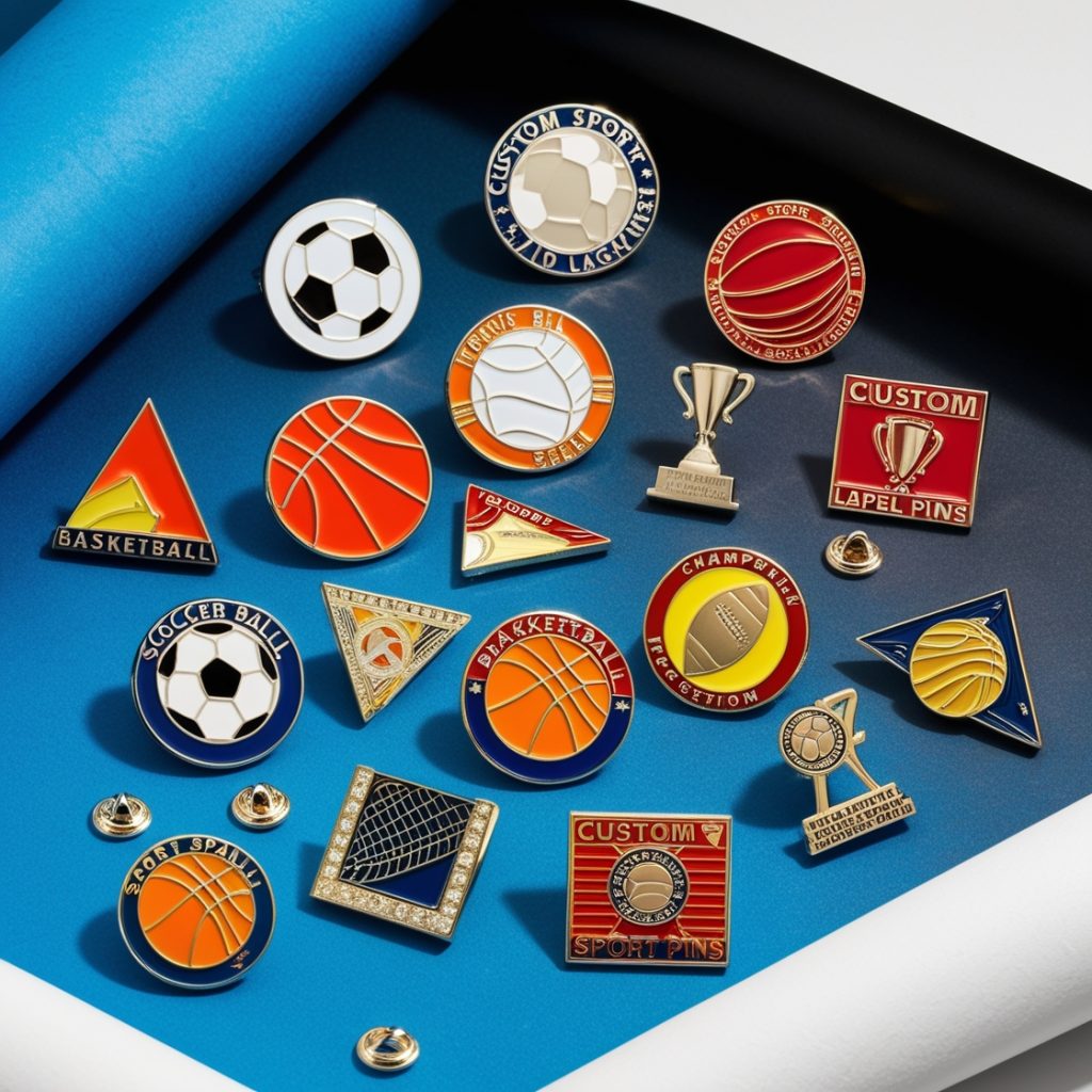 Custom sports lapel pins