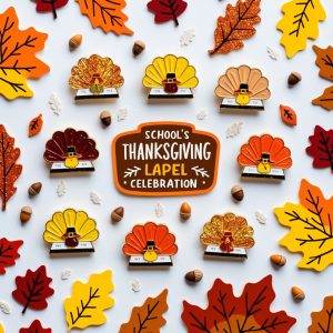 Thanksgiving lapel pins